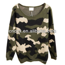 12STC0723 camuflaje uniforme del ejército de las mujeres suéter
